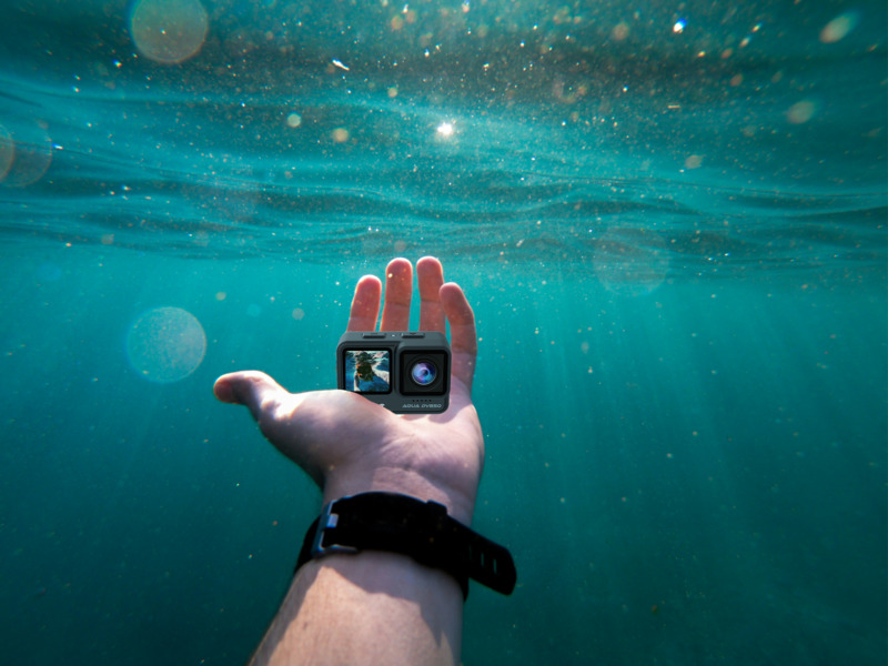 Prixton DV850 Aqua 4K dual screen 4K action camera - Image 4