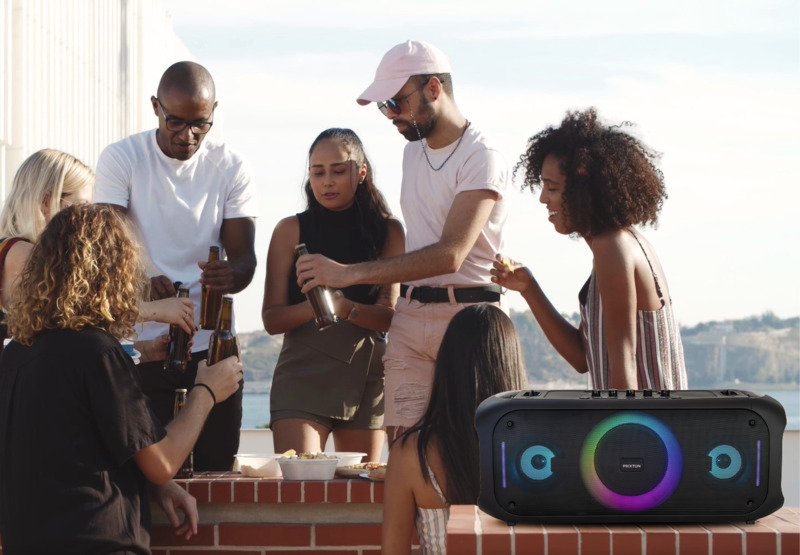 Prixton Jaia Max 75W karaoke Bluetooth® speaker - Image 6