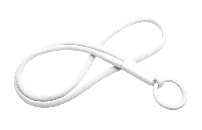 Tubyard lanyard with recycled plastic tube