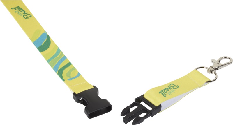 Bucks sublimation lanyard with safety buckle - Image 5