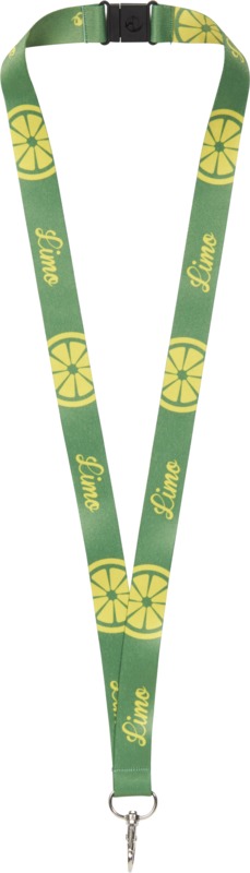 Addie sublimation lanyard with safety breakaway