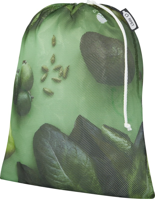 Recycled polyester grocery bag 30x41 cm