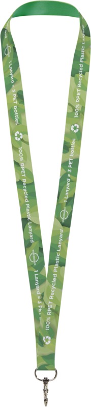 Lana recycled PET lanyard