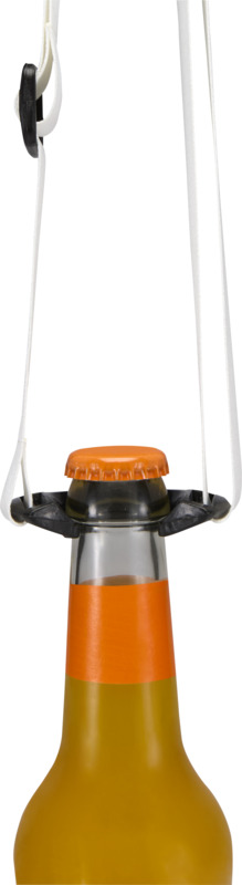 Lian sublimation RPET lanyard with bottle holder - Image 3