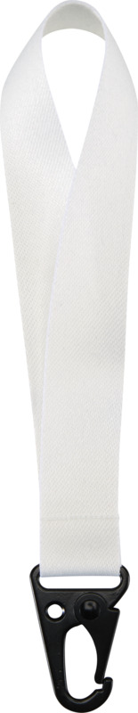 Leif sublimation RPET mini lanyard with carabiner - Image 2