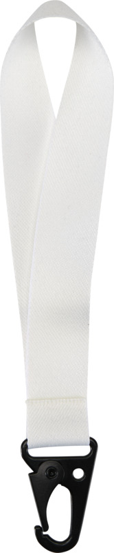 Leif sublimation RPET mini lanyard with carabiner - Image 3