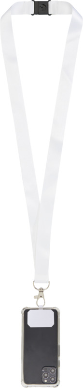 Addie sublimation RPET lanyard with phone holder and safety breakaway - Image 7