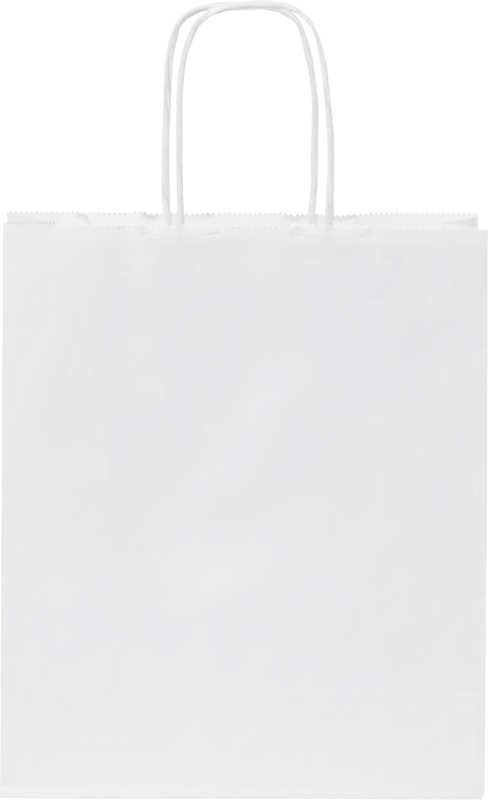 Kraft 80 g/m2 paper bag with twisted handles - 18 x 8 x 21 cm - Image 2