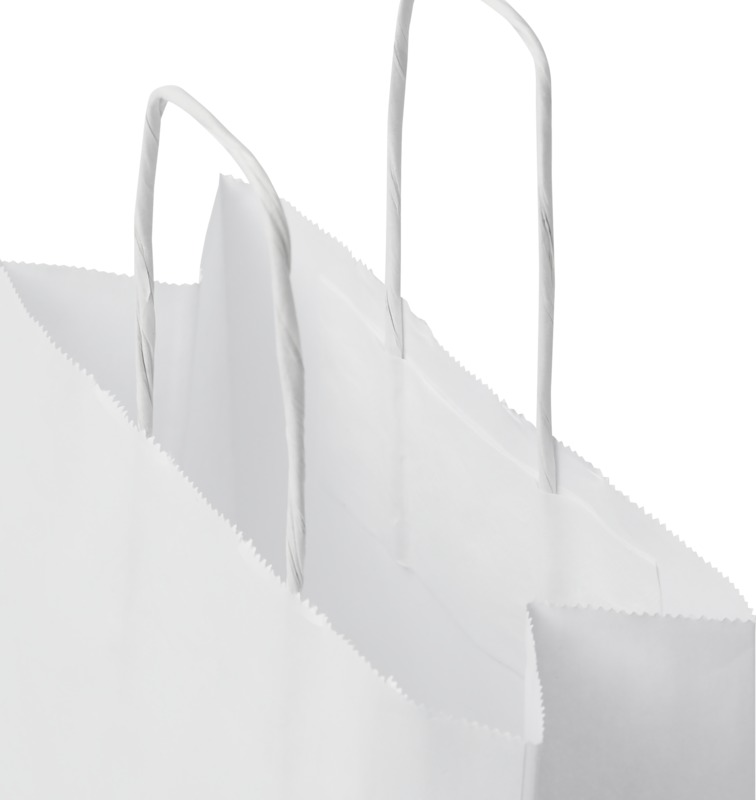 Kraft 80 g/m2 paper bag with twisted handles - 18 x 8 x 21 cm - Image 4