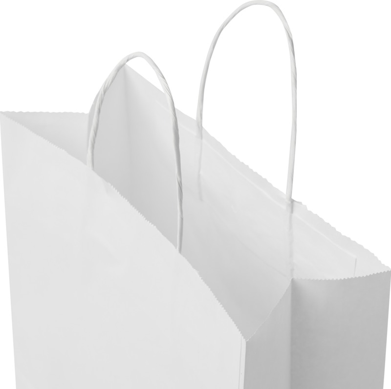 Kraft 80 g/m2 paper bag with twisted handles - 25 x 11 x 32 cm - Image 4