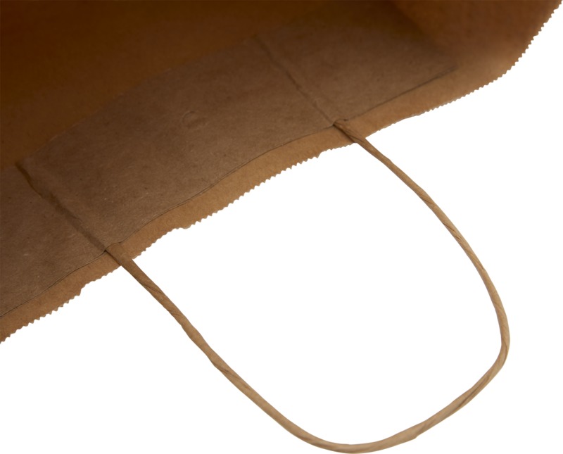 Kraft 80 g/m2 paper bag with twisted handles - 25 x 11 x 32 cm - Image 11