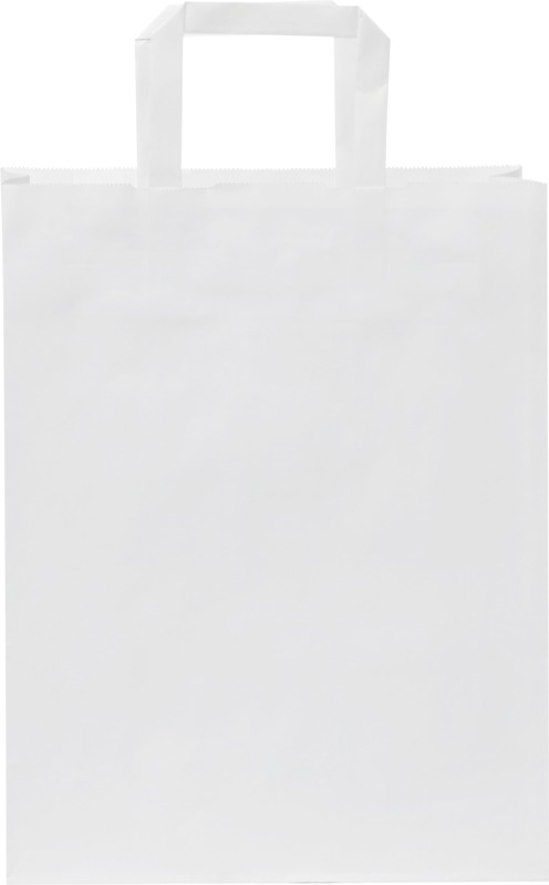 Kraft 80-90 g/m2 paper bag with flat handles - 25 x 11 x 32 cm - Image 2