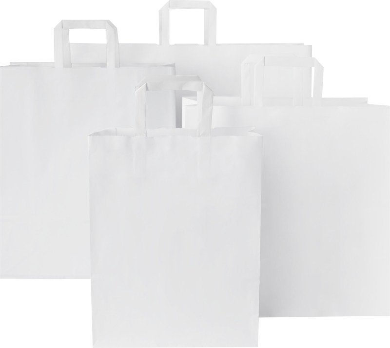Kraft 80-90 g/m2 paper bag with flat handles - 25 x 11 x 32 cm - Image 6