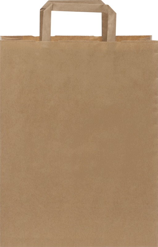 Kraft 80-90 g/m2 paper bag with flat handles - 25 x 11 x 32 cm - Image 8