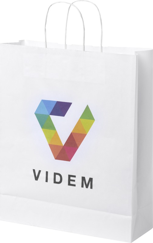 Kraft 80-90 g/m2 paper bag with twisted handles - 32 x 12 x 40 cm