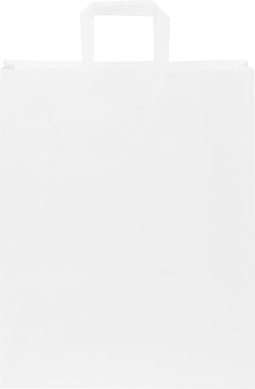 Kraft 80-90 g/m2 paper bag with flat handles - 32 x 12 x 40 cm - Image 3