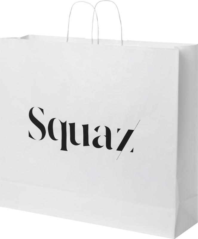 Kraft 90-100 g/m2 paper bag with twisted handles - 49.5 x 14 x 44 cm