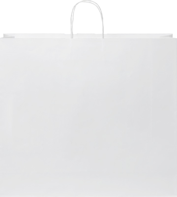 Kraft 90-100 g/m2 paper bag with twisted handles - 49.5 x 14 x 44 cm - Image 2