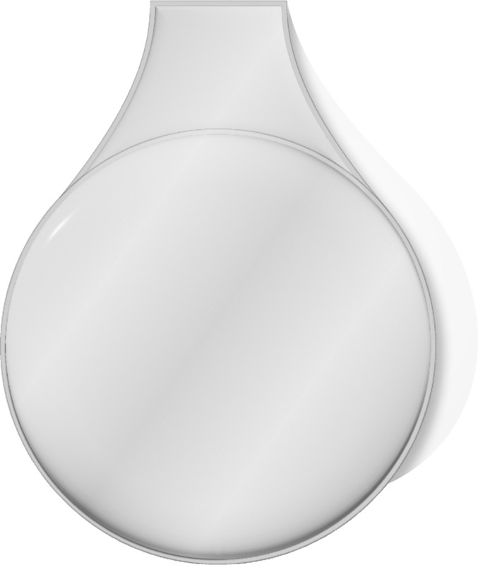 RFX™ M-10 round reflective PVC magnet small