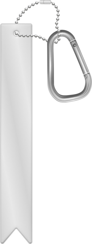 RFX™ H-9 reflective PVC hanger with carabiner
