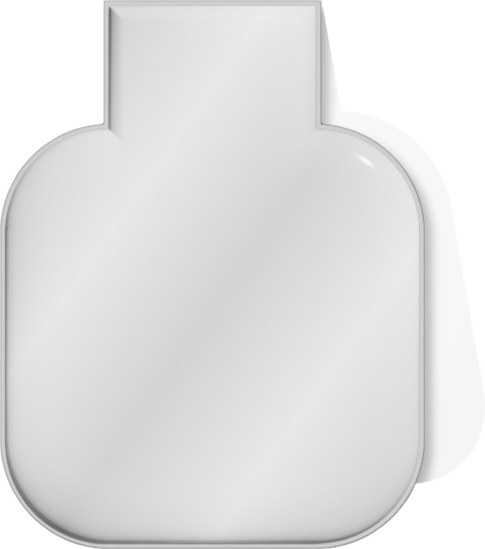 RFX™ M-10 square reflective TPU magnet