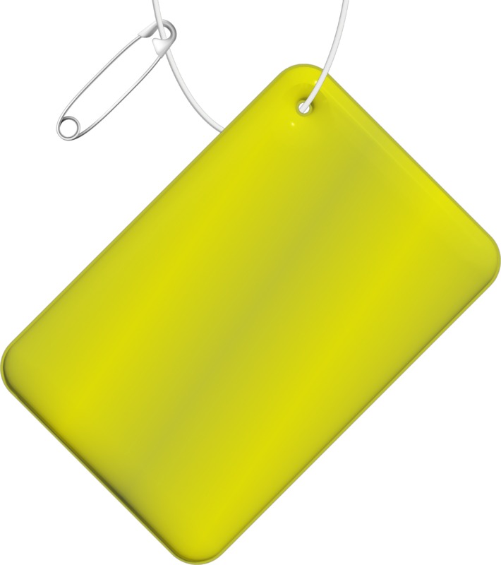 RFX™ H-10 rectangular reflective PVC hanger small - Image 5