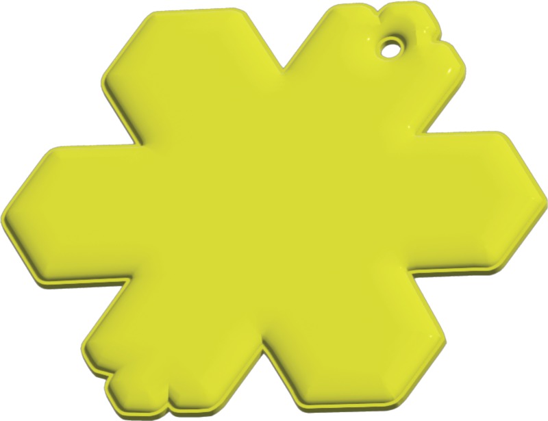 RFX™ H-10 snowflake reflective PVC hanger - Image 6