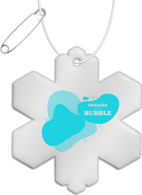 RFX™ H-10 snowflake reflective TPU hanger - Image 4