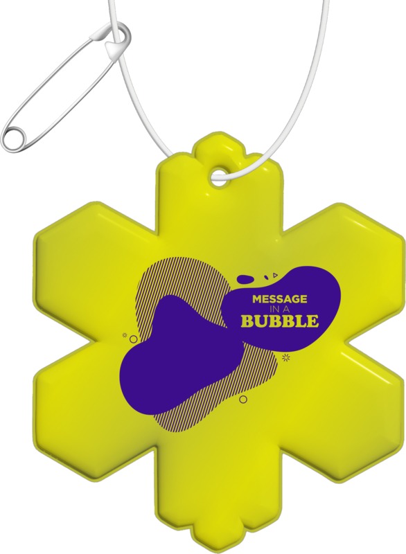 RFX™ H-10 snowflake reflective TPU hanger - Image 8
