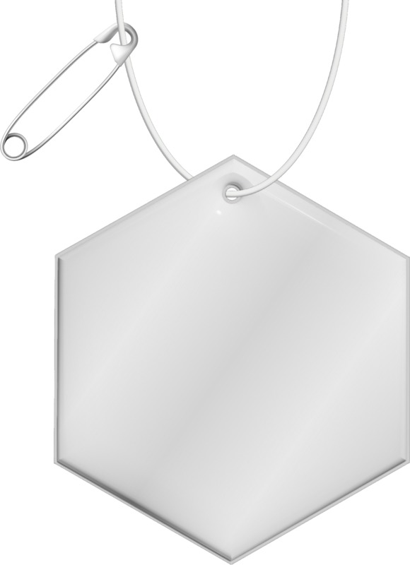 RFX™ H-12 hexagon reflective PVC hanger
