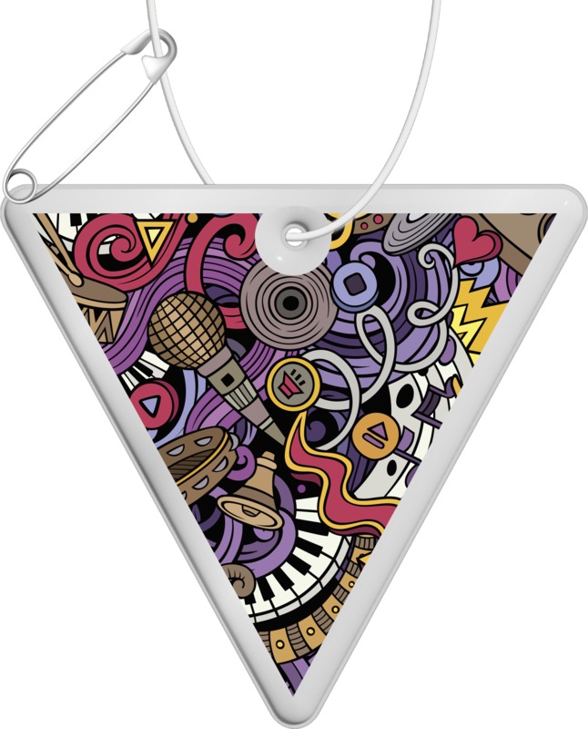 RFX™ H-12 inverted triangle reflective PVC hanger - Image 4