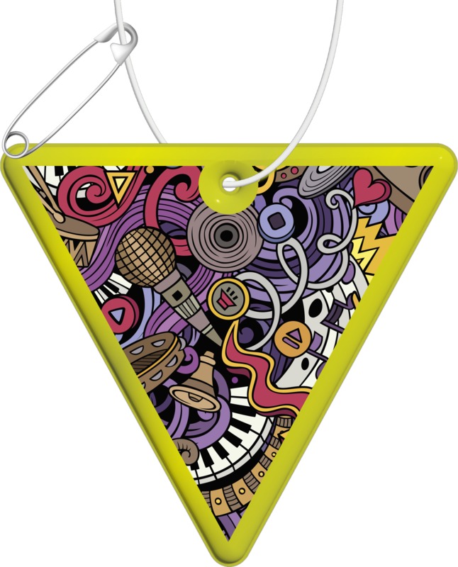 RFX™ H-12 inverted triangle reflective PVC hanger - Image 8
