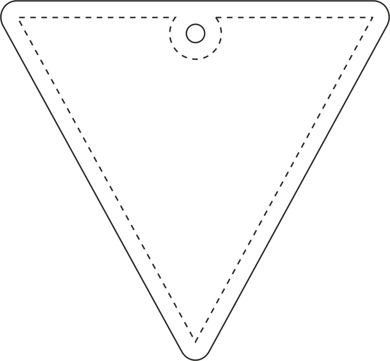 RFX™ H-12 inverted triangle reflective TPU hanger - Image 3