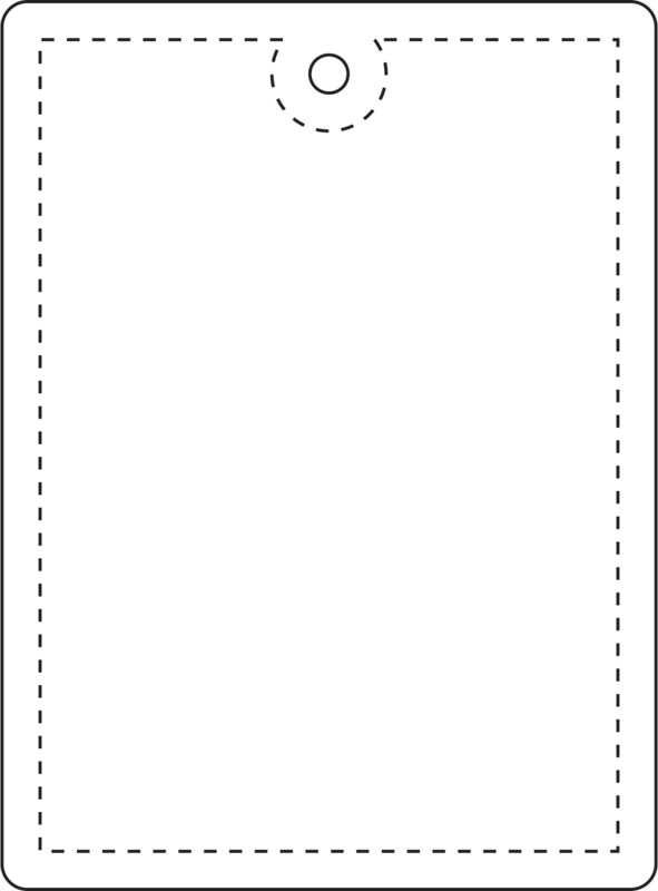 RFX™ H-12 rectangular lightweight reflective PVC hanger - large - Image 7