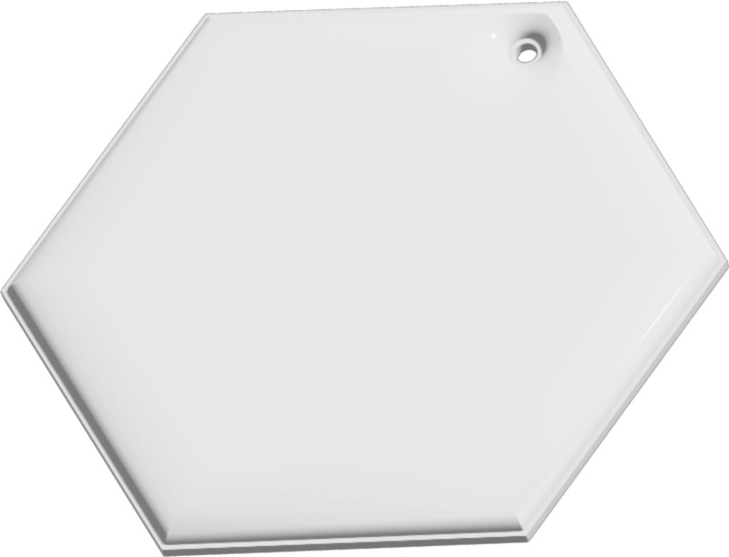 RFX™ H-12 hexagon lightweight reflective PVC hanger - Image 2