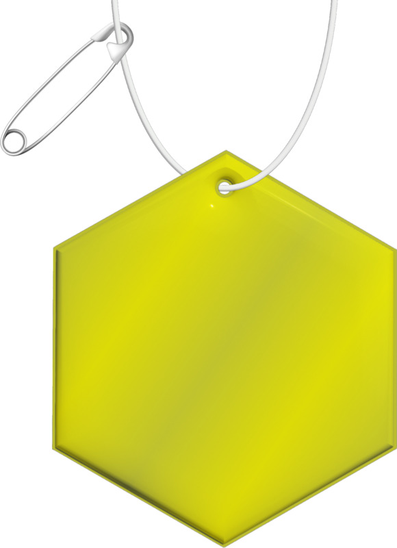 RFX™ H-12 hexagon lightweight reflective PVC hanger - Image 5