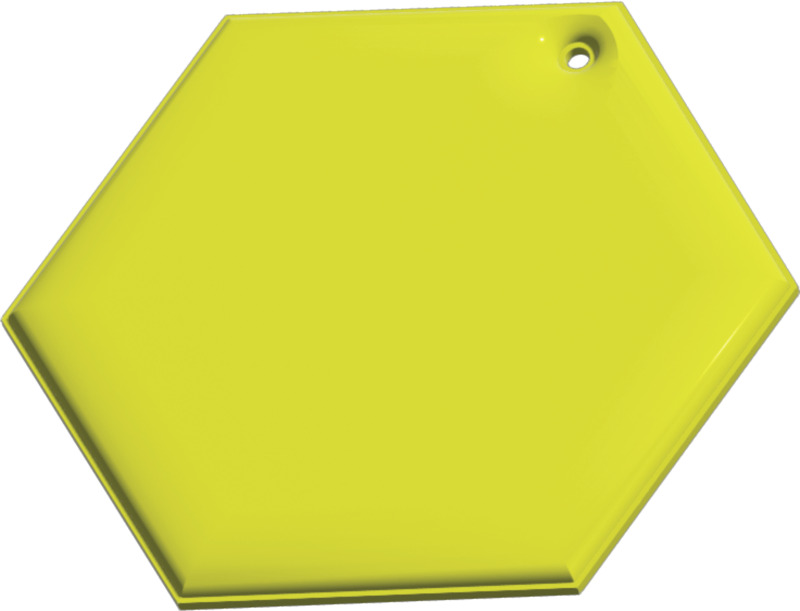 RFX™ H-12 hexagon lightweight reflective PVC hanger - Image 6