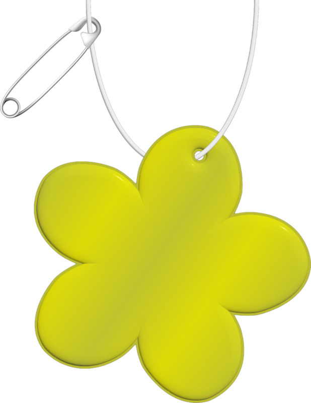 RFX™ H-13 flower-shaped lightweight reflective PVC hanger - Image 5