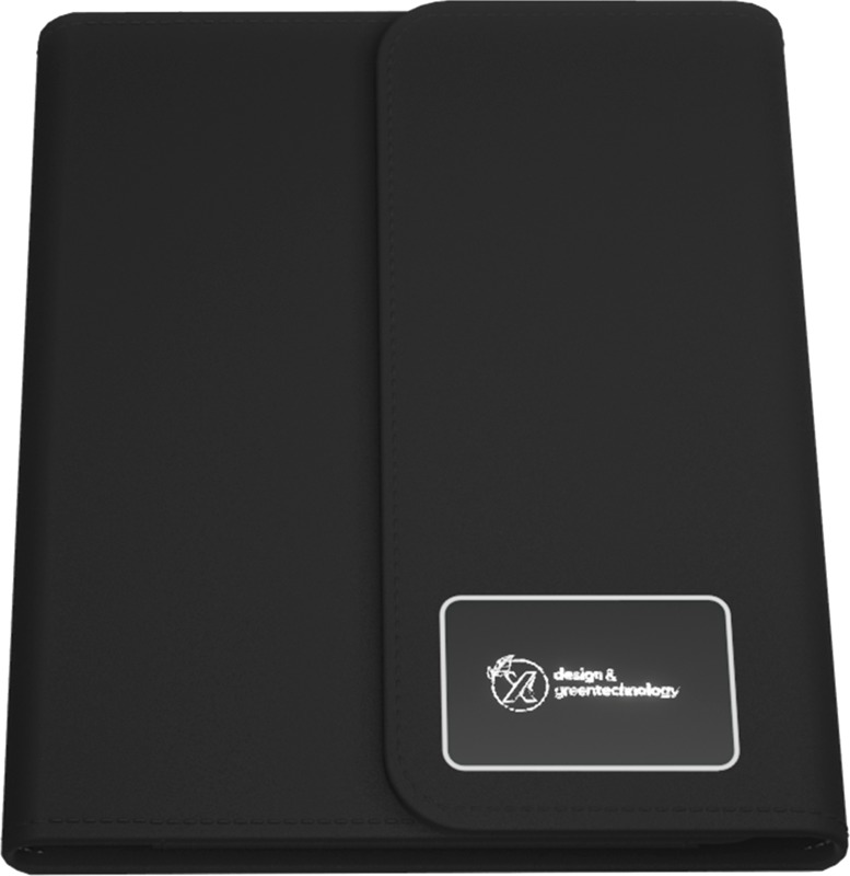 SCX.design O18 A5 notebook with 5W wireless 4000 mAh powerbank and light-up logo - Image 2