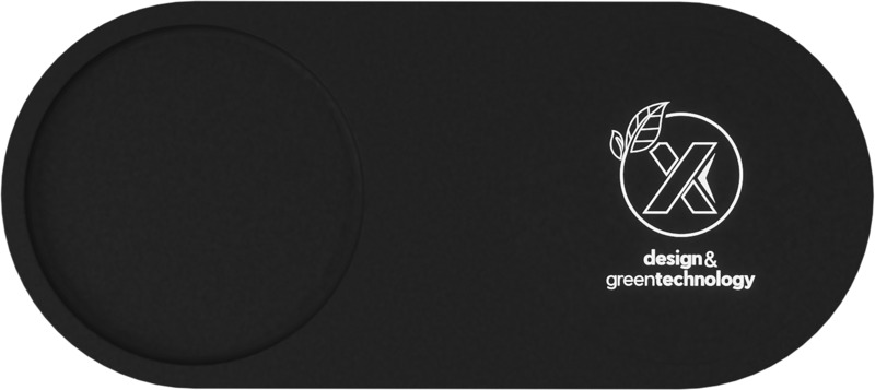 SCX.design W17 10W light-up logo wireless charging pad and bamboo pencil holder - Image 5