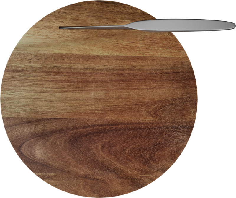 SCX.design K03 wooden cutting board and knife set - Image 2