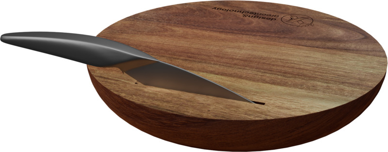 SCX.design K03 wooden cutting board and knife set - Image 5