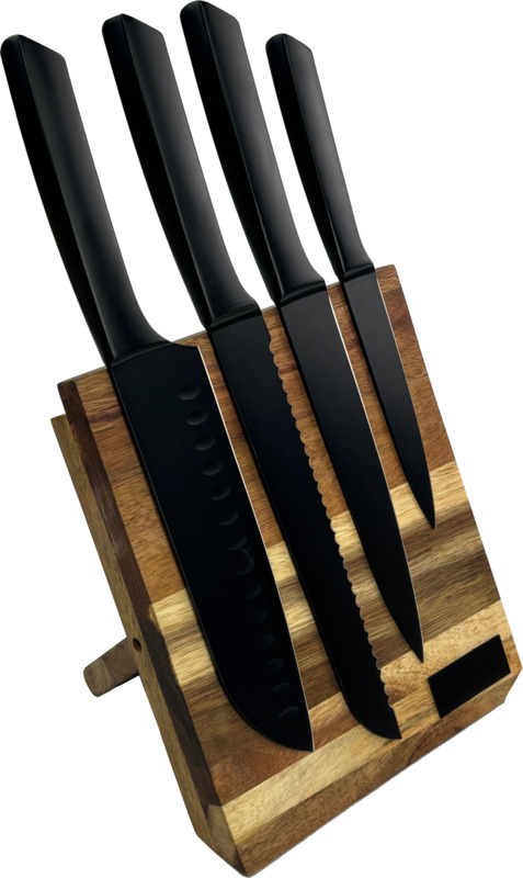 SCX.design K04 kitchen knives and cutting board set
