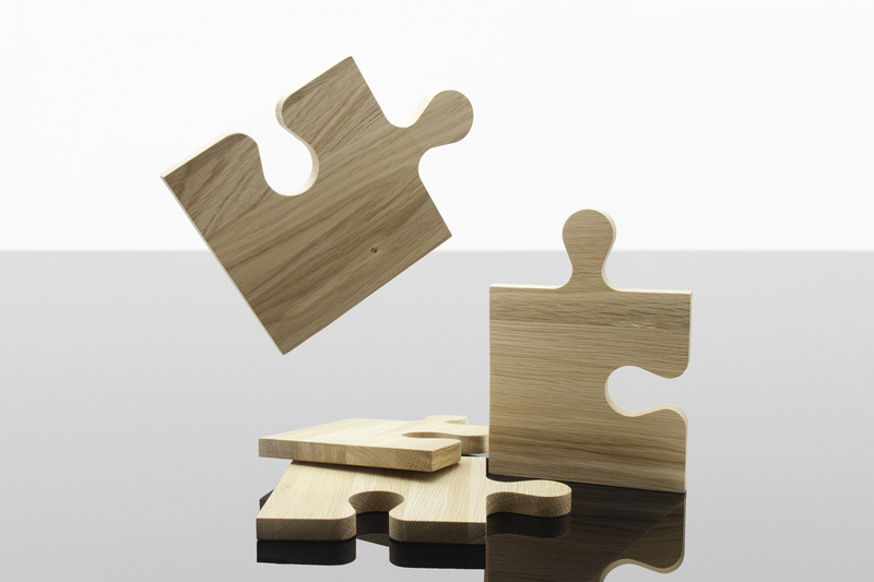 SCX.design K05 oak puzzle cutting board - Image 4