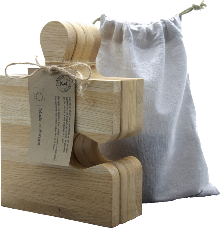 SCX.design K05 oak puzzle cutting board - Image 3