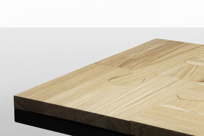 SCX.design K05 oak puzzle cutting board - Image 5