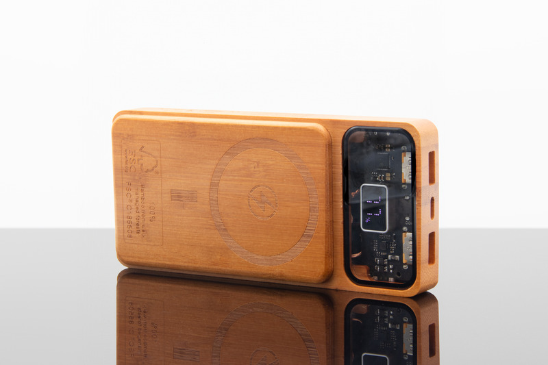 SCX.design P48 10.000 mAh magnetic 15W wooden power bank - Image 4