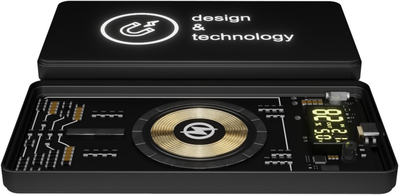 SCX.design P19 5000 mAh 5W magnetic wireless power bank - Image 4