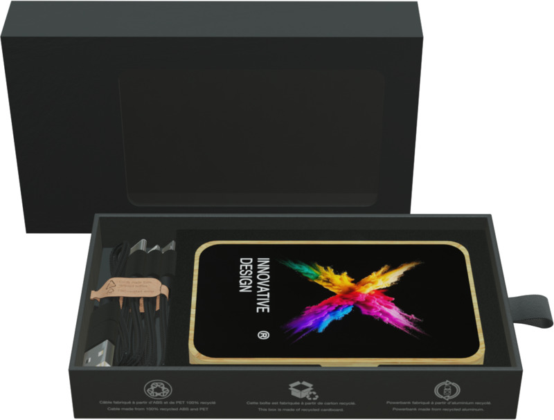 SCX.design P26 15W 5000 mAh wooden MagSafe power bank - Image 5