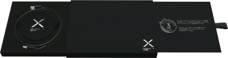 SCX.design W37 15W extra slim recycled aluminium wireless charging pad - Image 6